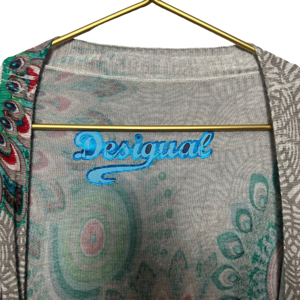 Desigual Multicolor Patterned Cardigan - Picture 6 of 7